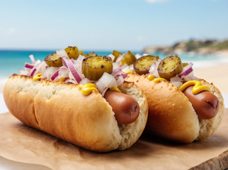 Delicious air fryer hot dogs with perfectly crispy edges and juicy flavors.