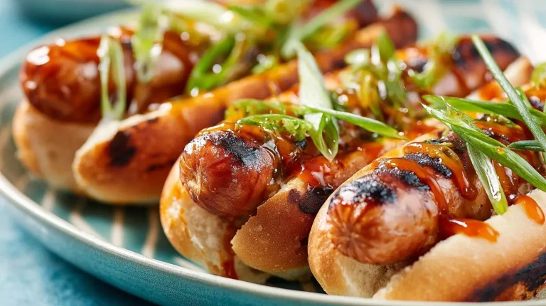 Delicious air fryer honey BBQ bird dawgs with a crispy exterior and juicy filling.