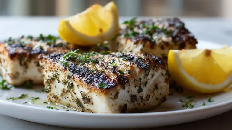 Delicious air fryer mahi mahi fillet with a crispy exterior and flaky interior.