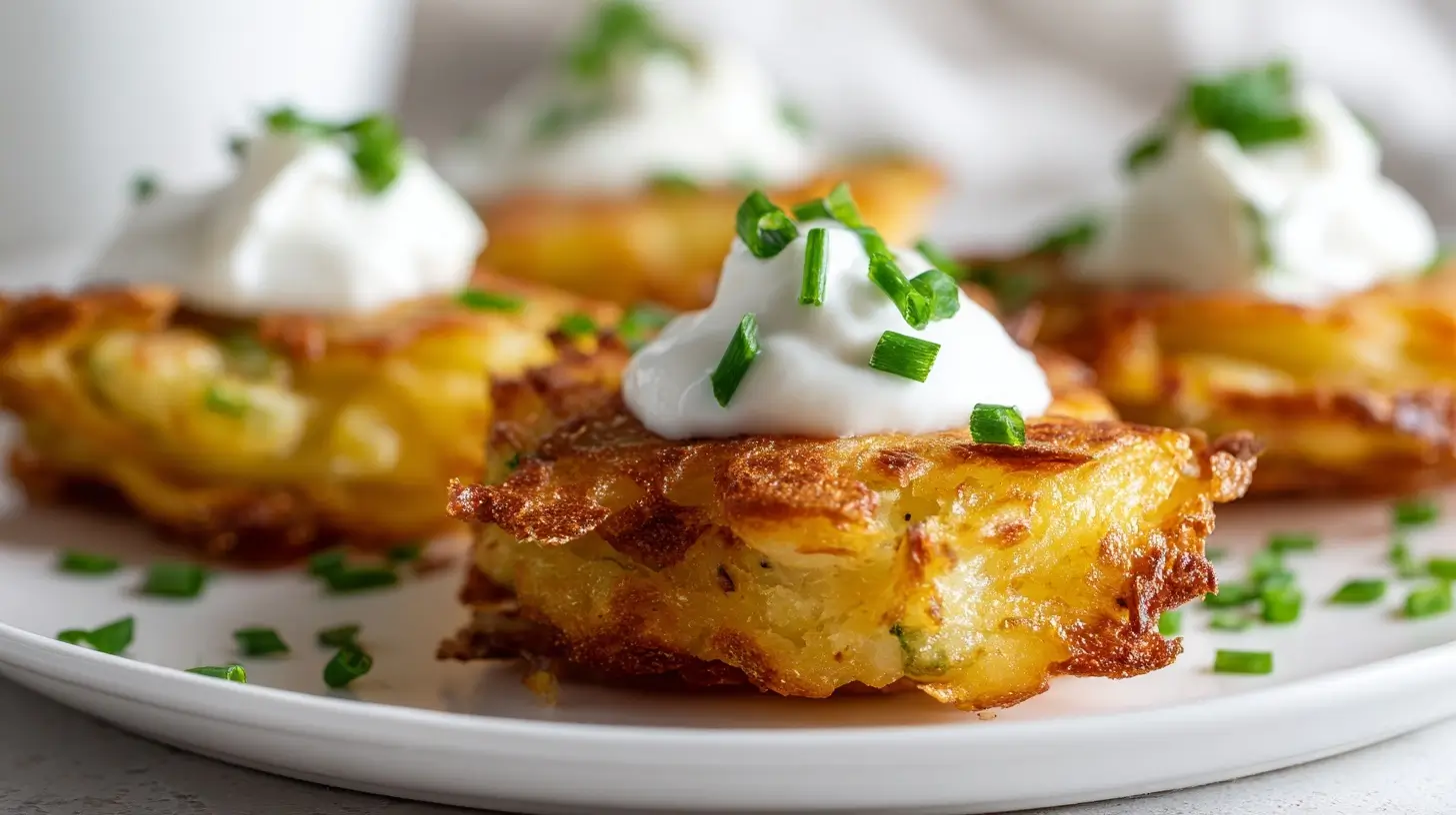 Delicious air fryer mashed potato tacos loaded with savory fillings and crispy edges.
