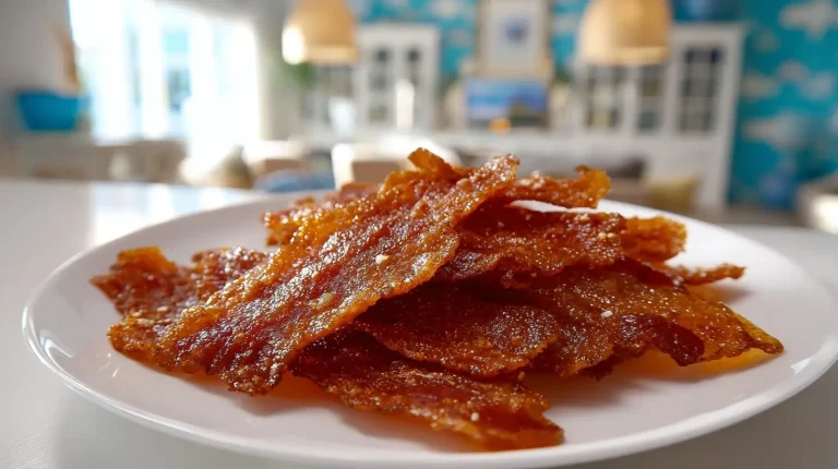 Crispy air fryer turkey bacon cooked to perfection, offering a healthier alternative to traditional bacon.
